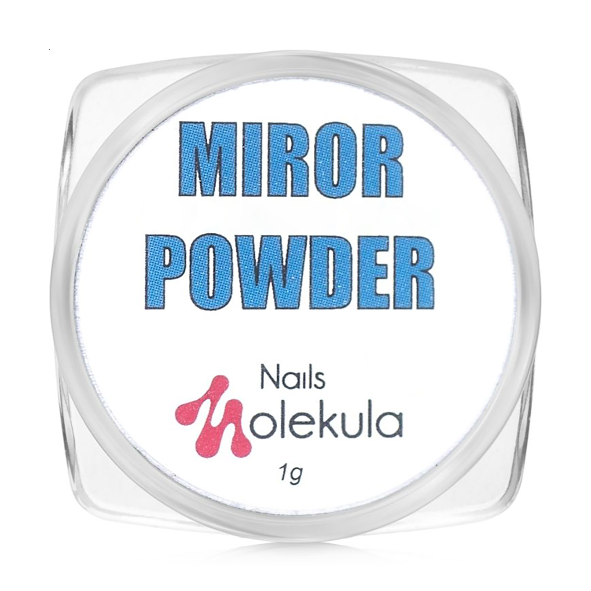 Дзеркальна пудра для нігтів Nails Molekula Professional Mirror Powder, 22 Рожевий хром, 0.5 г